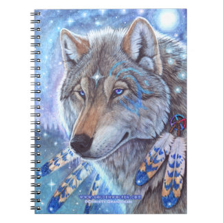Mystic Wolf notebook Notitieboek