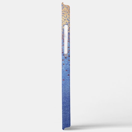 Mystic Wolf Spirit Animal Glitter Glam Personalize Case-Mate iPhone Case (Achterkant / Links)