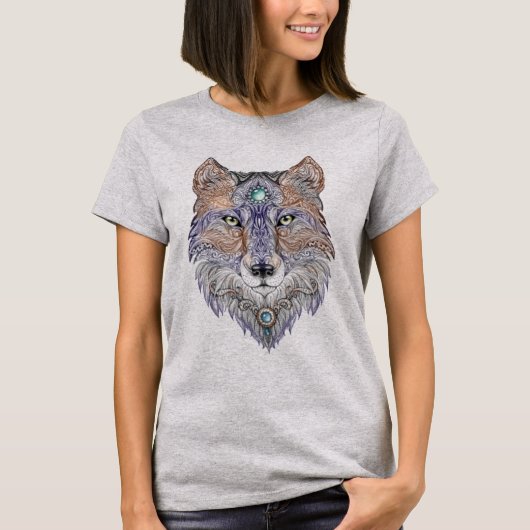Mystic Wolf T-shirt (Voorkant)