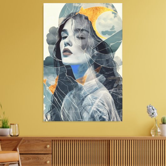 Mystic Woman Canvas Afdruk (Insitu (Woonkamer))