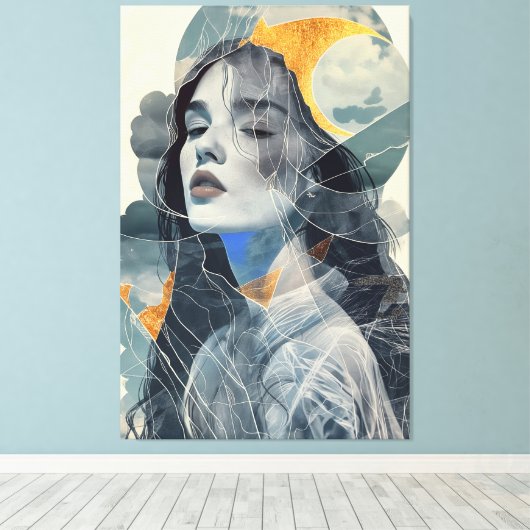 Mystic Woman Canvas Afdruk (Insitu (Houten vloer))