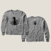 Mystic Woman in Motion – Elegant Silhouette (Voorkant /achterkant)