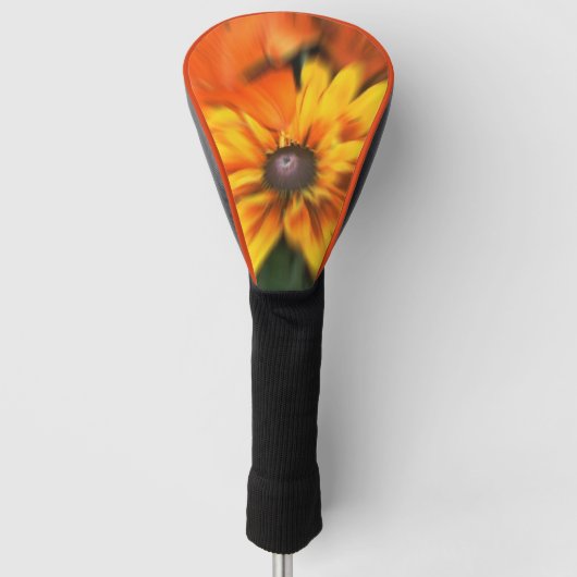 Mystic Yellow Flower Golfheadcover (Voorkant)