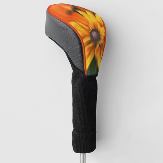 Mystic Yellow Flower Golfheadcover (Schuin)