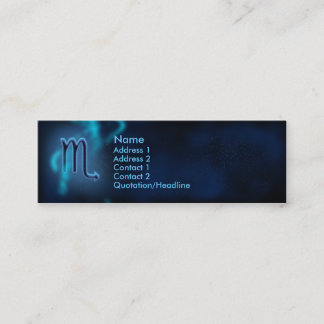 Mystic Zodiac - Schorpioen Mini Visitekaartje