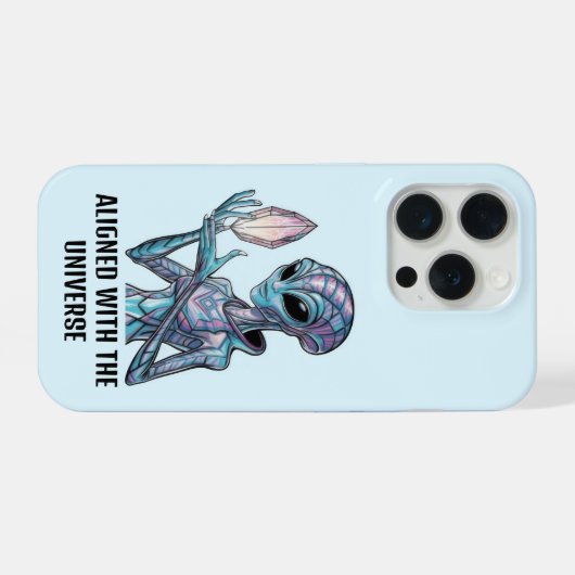 Mystical Alien Phone Case iPhone Hoesje (Achterkant horizontaal)