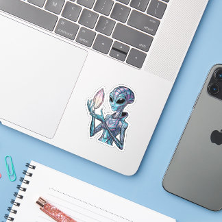 Mystical Alien Sticker