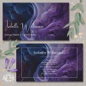 Mystical Amethyst Celestial Reiki Meditation Yoga Visitekaartje