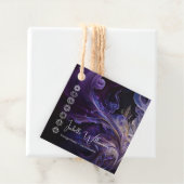 Mystical Amethyst Chakras Reiki Meditation Yoga Bedankjes Labels (In situ)