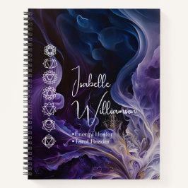 Mystical Amethyst Chakras Reiki Meditation Yoga Notitieboek