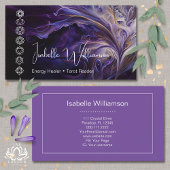 Mystical Amethyst Chakras Reiki Meditation Yoga Visitekaartje