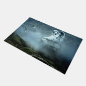 Mystical Angel op de Vloermat van de bergen Deurmat (Schuin)