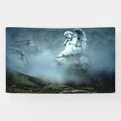 Mystical Angel op Mountain Spandoek (Horizontaal)