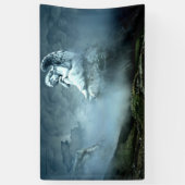 Mystical Angel op Mountain Spandoek (Verticaal)