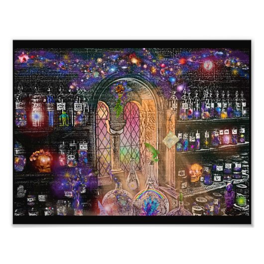 Mystical Apothecary- Art Print Foto Afdruk (Voorkant)
