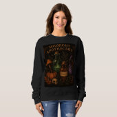 Mystical Apothecary Sweater – Witchy Gothic Herfst (Voorkant volledig)