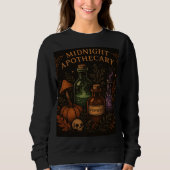 Mystical Apothecary Sweater – Witchy Gothic Herfst (Voorkant)