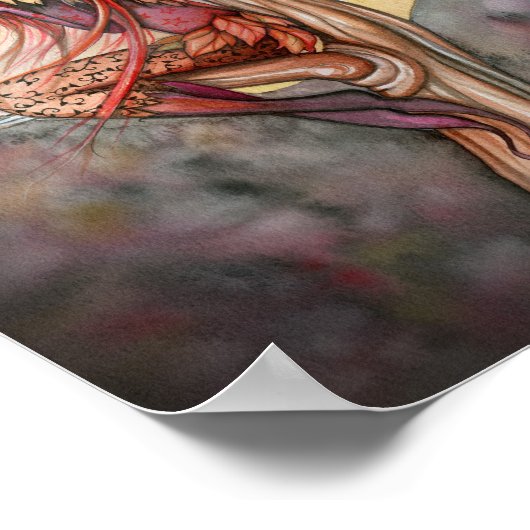 Mystical Autumn Fairy Poster (Hoek)