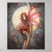 Mystical Autumn Fairy Poster (Voorkant)