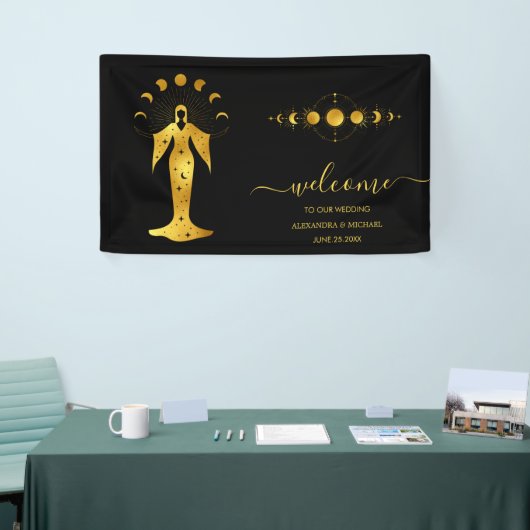 Mystical Black Gold Celestial Banne Spandoek (Beurs)