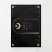 Mystical Black Gold Tarot Kaart Arch Wedding (Cover)