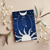 Mystical Blue en Silver Sun Moon Kaart