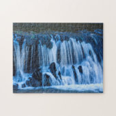 Mystical Blue Waterfall Legpuzzel (Horizontaal)