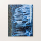 Mystical Blue Waterfall Legpuzzel (Verticaal)
