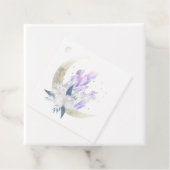 Mystical Boho Crystal Moon Wedding Bedankjes Labels (In situ)