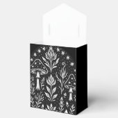 Mystical Boho Mushroom Design – Botanical Folk Art Bedankdoosjes (Geopend)
