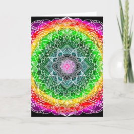 Mystical Bolly Colour Burst Mandala Kaart