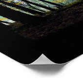 Mystical Bossen Quechee Gorge Inspirerend Quote Poster (Hoek)