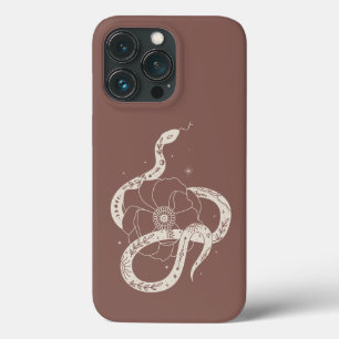 Mystical Botanical Snake Illustratie Case-Mate iPhone Case