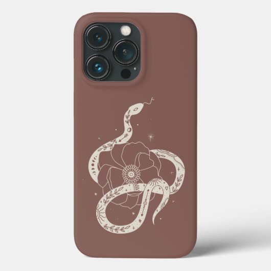Mystical Botanical Snake Illustratie Case-Mate iPhone Case (Achterkant)