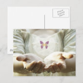 Mystical Butterfly Briefkaart (Voorkant / Achterkant)