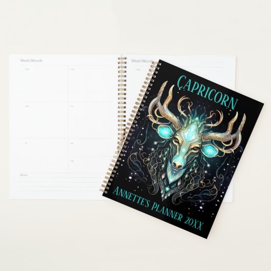 Mystical Capricorn Zodiac Artwork Planner (Display)