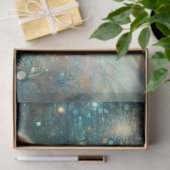 Mystical Cat Among the Blooms Whimsical Decoupage Tissuepapier (Geschenk)