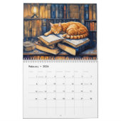 Mystical Cat Cities Art Nouveau-Inspired Calendar Kalender (Feb 2026)