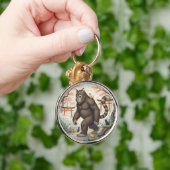 Mystical Cat-Foot in Japanese Forest Keychain (Hand)