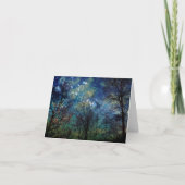 Mystical Celestial Forest Stars Natuur Note Card Kaart (Voorkant)