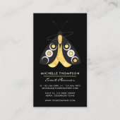 Mystical Celestial Gold Moth Visitekaartje (Voorkant)