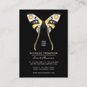Mystical Celestial Gold Moth Visitekaartje (Voorkant)
