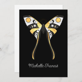 Mystical Celestial Gold Moths Kaart