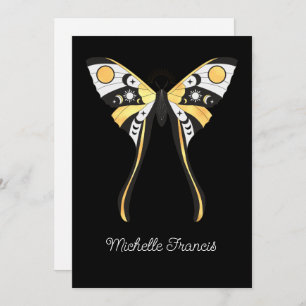Mystical Celestial Gold Moths Kaart