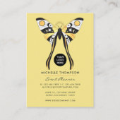 Mystical Celestial Gold Moths Visitekaartje (Achterkant)