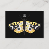 Mystical Celestial Gold Moths Visitekaartje (Voorkant)