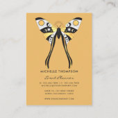 Mystical Celestial Gold Moths Visitekaartje (Achterkant)