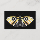Mystical Celestial Gold Moths Visitekaartje (Voorkant)