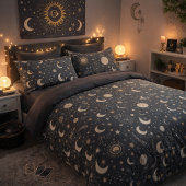 Mystical Celestial Moon Pattern Kussensloop