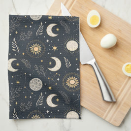 Mystical Celestial Moon Pattern Theedoek